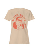 Gangsta Santa Gift Wrapper Women's T-shirt