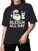 Santa Cool Sleigh All Day Women's T-shirt
