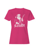Rocking Santa Sleigher Design Women's T-shirt
