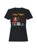 Santa vs Krampus Showdown Women's T-shirt