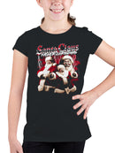 Santa Claus Father Christmas Trio Youth's T-shirt