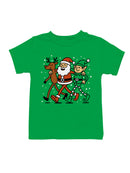 Santa, Elf, Reindeer Holiday Cheer Youth's T-shirt