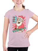 Santa Claus Retro Pop Art Design Youth's T-shirt
