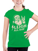 Rockin' Santa Sleigh All Day Youth's T-shirt