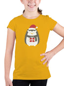 Festive Hedgehog Holiday Cheer Youth's T-shirt