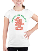 Gingerbread "Catch Me" Holiday Fun Youth's T-shirt