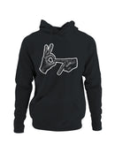 Hand Sign OK Point Gesture Men's Hoodie