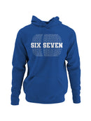 Six Seven Bold Typography Design Men's Hoodie