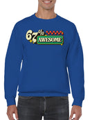 67% Awesome Retro Star Design Men's Sweatshirt