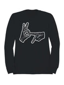 Hand Sign OK Point Gesture Men's Sweatshirt