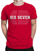 Six Seven Bold Typography Design Men's T-shirt