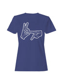 Hand Sign OK Point Gesture Women's T-shirt