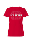 Six Seven Bold Typography Design Women's T-shirt