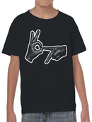 Hand Sign OK Point Gesture Youth's T-shirt