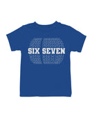 Six Seven Bold Typography Design Youth's T-shirt