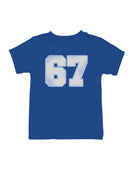 Retro Style Number 67 Design Youth's T-shirt