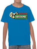 67% Awesome Retro Star Design Youth's T-shirt