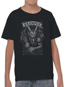 Krampus Gothic Illustration Art Youth's T-shirt