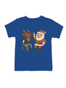 Santa and Krampus Unite Youth's T-shirt