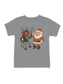 Santa and Krampus Unite Youth's T-shirt