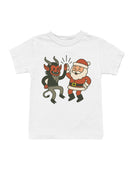 Santa and Krampus Unite Youth's T-shirt