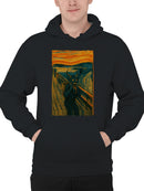Demon Scream Surreal Art Print Men's Hoodie