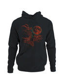 Howling Beasts Under Blood Moon Men's Hoodie