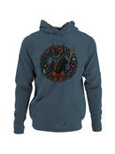 Krampus Wreath Holiday Design Men's Hoodie