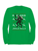 Jingle Hells Krampus Design Women's Sweatshirt