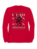 Jingle Hells Krampus Design Women's Sweatshirt