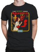 Mommy Kissing Krampus Holiday Humor Men's T-shirt