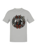 Krampus Wreath Holiday Design Men's T-shirt