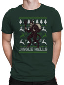 Jingle Hells Krampus Design Men's T-shirt