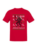 Jingle Hells Krampus Design Men's T-shirt