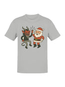 Santa and Krampus Unite Men's T-shirt