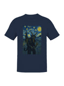Starry Night Krampus Art Print Men's T-shirt