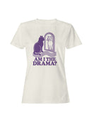 Reflective Cat Drama Humor Design Women's T-shirt