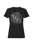 Skeleton in Floral Drama Scene Women's T-shirt
