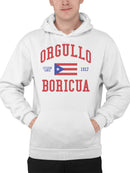 Orgullo Boricua Pride 1917 Men's Hoodie
