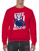 Free Bento Football Star Design Men's Sweatshirt