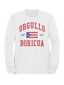 Orgullo Boricua Pride 1917 Men's Sweatshirt