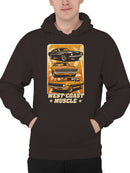 Vintage West Coast Muscle Cars Men's Hoodie