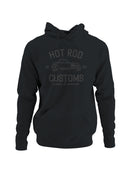 Vintage Hot Rod Customs Logo 1977 Men's Hoodie
