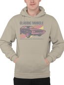 Classic Muscle Car American Performance Men's Hoodie