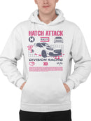 Hatch Attack Rally Division Racing Men's Hoodie