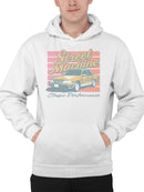 Retro Street Machine Car Art Men's Hoodie