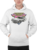 Retro Overdrive Car Graphic Men's Hoodie