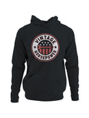 Vintage Horsepower Emblem Design Men's Hoodie