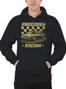 Precision Racing Car Graphic Men's Hoodie