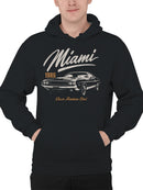 Miami 1989 Classic Car Design Men's Hoodie